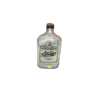 old mr boston peppermint schnapps bottle vintage